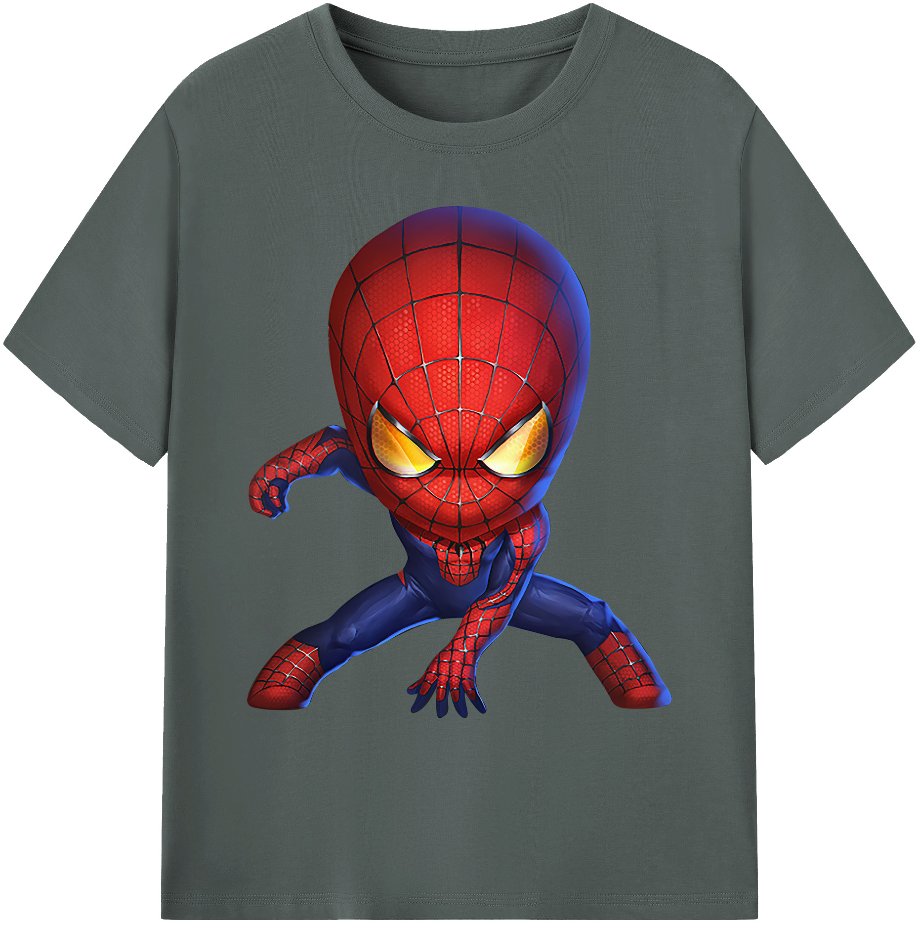 （画像用） Spider Man スパイダーマン 綿100％ メンズ半袖Tシャツ｜肌触りやわらか＆通気性